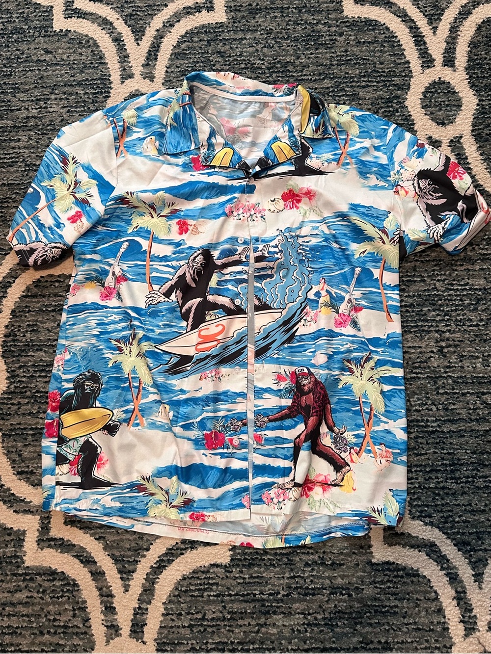 Men’s 2XL Big foot Button up